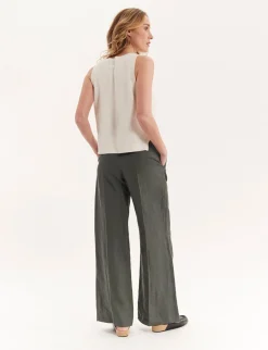 Clearance Ines de la Fressange Paris Agatha ecru sleeveless jumper