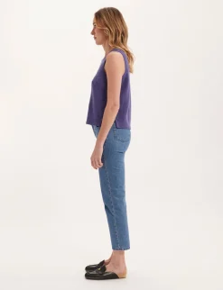 Store Ines de la Fressange Paris Agatha purple sleeveless jumper