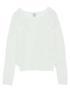 Shop Ines de la Fressange Paris Agathe ecru jumper