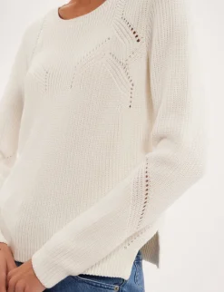 Shop Ines de la Fressange Paris Agathe ecru jumper