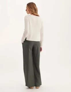 Shop Ines de la Fressange Paris Agathe ecru jumper