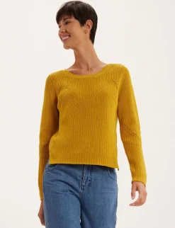 Best Sale Ines de la Fressange Paris Agathe mustard jumper