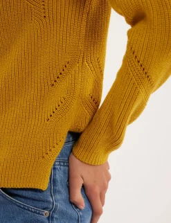 Best Sale Ines de la Fressange Paris Agathe mustard jumper