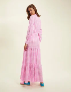 Fashion Ines de la Fressange Paris Aglae pink-turquoise espadrilles