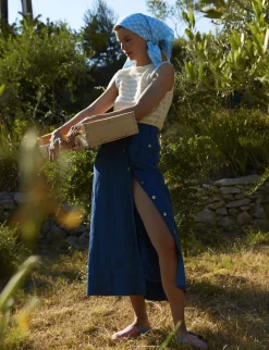 Fashion Ines de la Fressange Paris Aglae pink-turquoise espadrilles