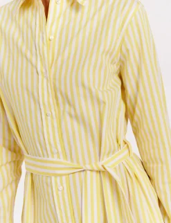 Discount Ines de la Fressange Paris Amour jaune shirt dress