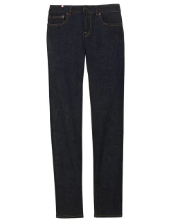 New Ines de la Fressange Paris Anemone jeans in navy blue cotton x Notify