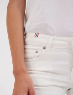 Sale Ines de la Fressange Paris Anemone jeans in white cotton x Notify