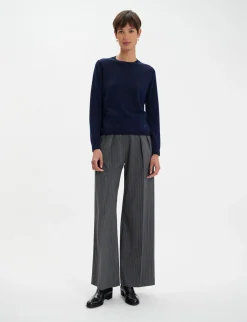 Discount Ines de la Fressange Paris Angela navy jumper