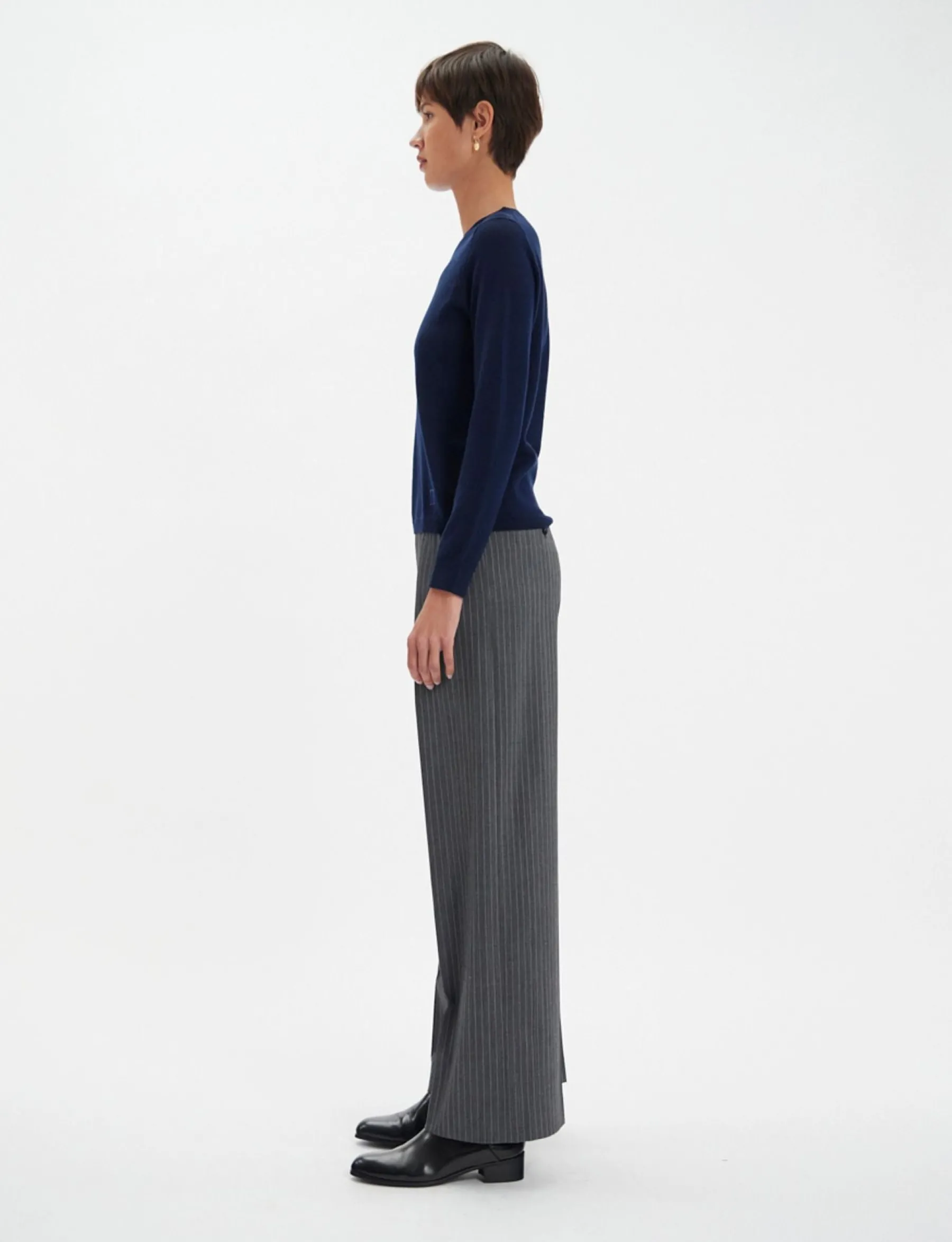 Discount Ines de la Fressange Paris Angela navy jumper