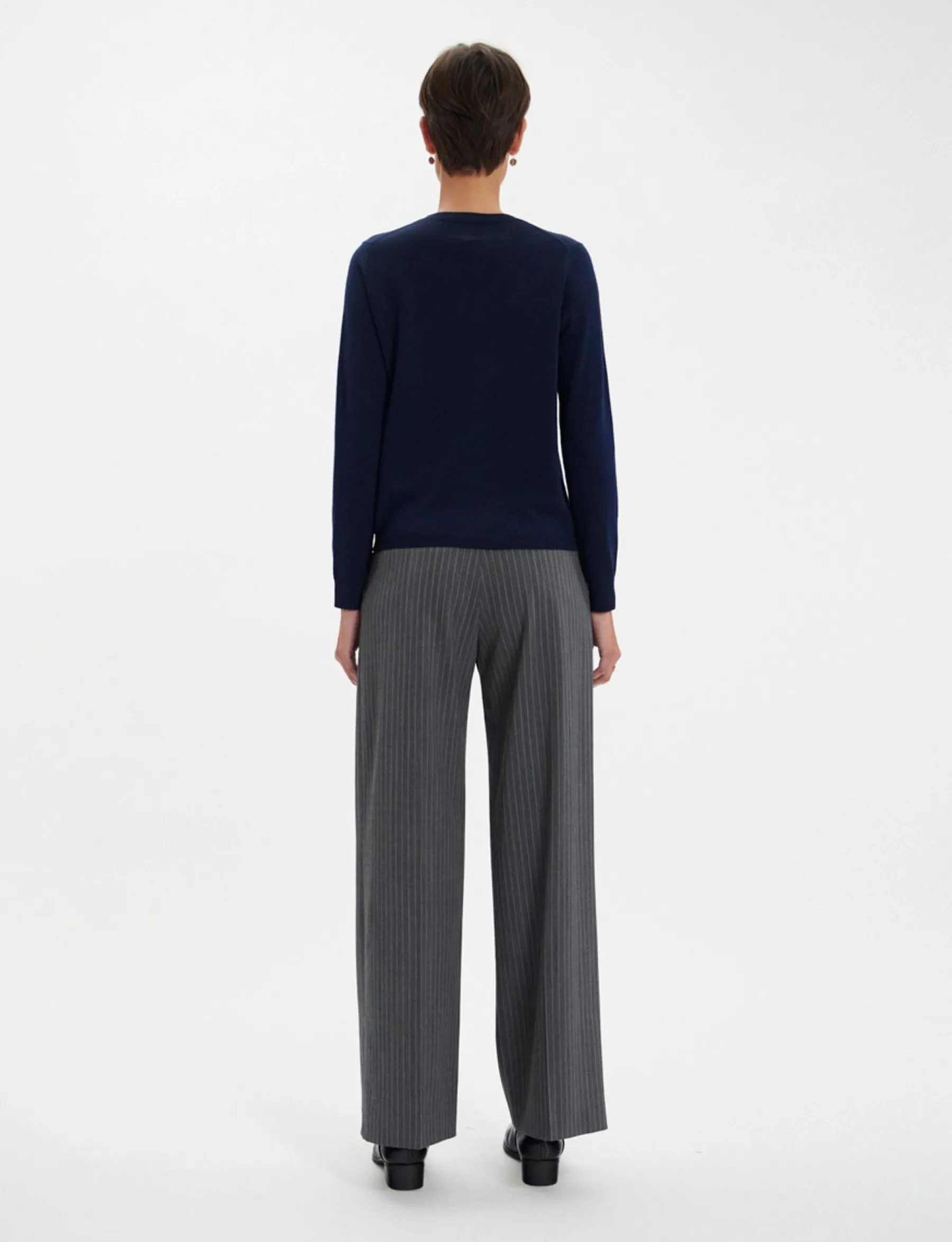 Discount Ines de la Fressange Paris Angela navy jumper