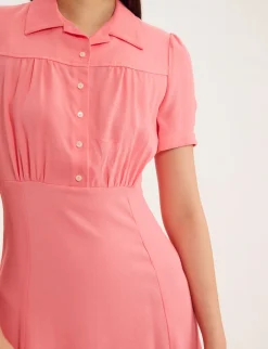 Shop Ines de la Fressange Paris Angele pink dress