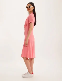 Shop Ines de la Fressange Paris Angele pink dress