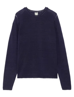 Outlet Ines de la Fressange Paris Angelina blue linen jumper