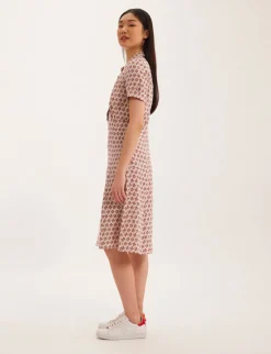 Hot Ines de la Fressange Paris Angèle linen print dress