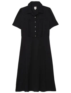 New Ines de la Fressange Paris Angèle navy blue dress