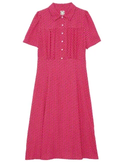 Store Ines de la Fressange Paris Angèle pink print dress