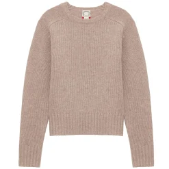 Sale Ines de la Fressange Paris Arthur jumper in beige wool and cashmere
