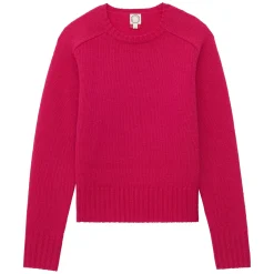 Cheap Ines de la Fressange Paris Arthur pink wool and cashmere jumper
