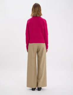 Cheap Ines de la Fressange Paris Arthur pink wool and cashmere jumper