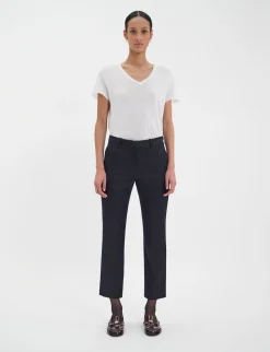 Online Ines de la Fressange Paris Audrey midnight blue trousers