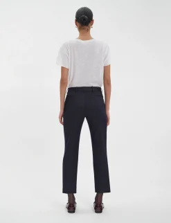 Online Ines de la Fressange Paris Audrey midnight blue trousers
