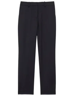 Best Ines de la Fressange Paris Audrey midnight blue trousers