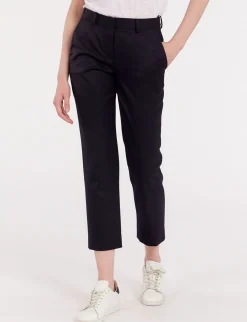 Best Ines de la Fressange Paris Audrey midnight blue trousers