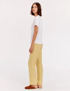 New Ines de la Fressange Paris Aurore green V-neck T-shirt