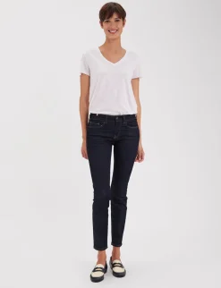 Shop Ines de la Fressange Paris Bamboo Brut slim x Notify jeans
