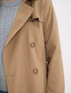 Fashion Ines de la Fressange Paris Beige Gaultier trench coat