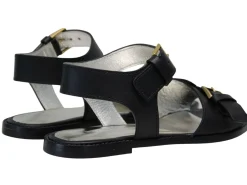 Sale Ines de la Fressange Paris Black buckle sandals