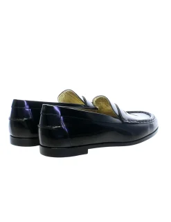 Fashion Ines de la Fressange Paris Black leather loafer