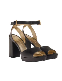 Best Sale Ines de la Fressange Paris Black platform sandal