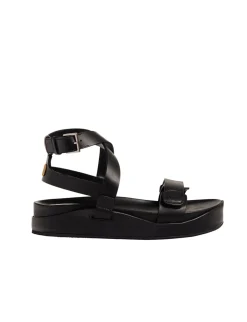 Online Ines de la Fressange Paris Black platform sandal
