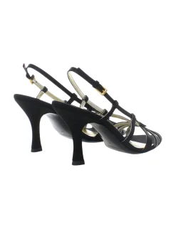 Online Ines de la Fressange Paris Black strappy sandal