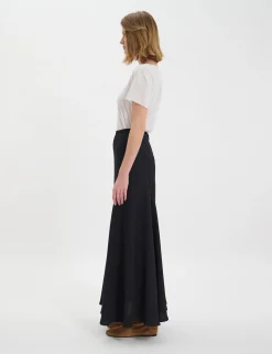 Best Sale Ines de la Fressange Paris Black Velvette skirt