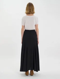 Best Sale Ines de la Fressange Paris Black Velvette skirt