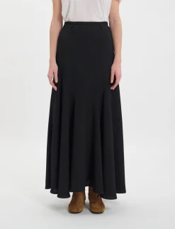 Best Sale Ines de la Fressange Paris Black Velvette skirt