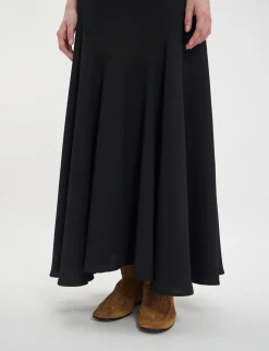 Best Sale Ines de la Fressange Paris Black Velvette skirt