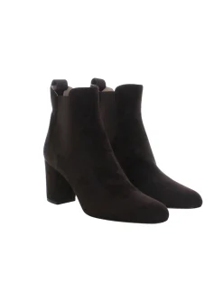 Cheap Ines de la Fressange Paris Brown suede ankle boot with heel