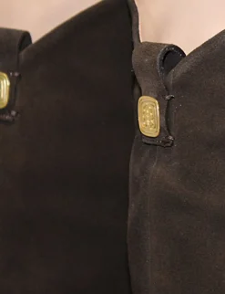 Hot Ines de la Fressange Paris Brown suede heel boot