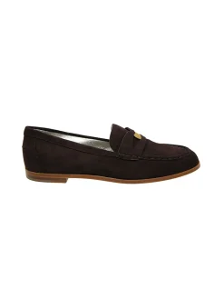 Cheap Ines de la Fressange Paris Brown suede loafer