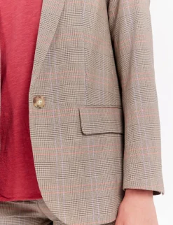 Flash Sale Ines de la Fressange Paris Bruna checked jacket
