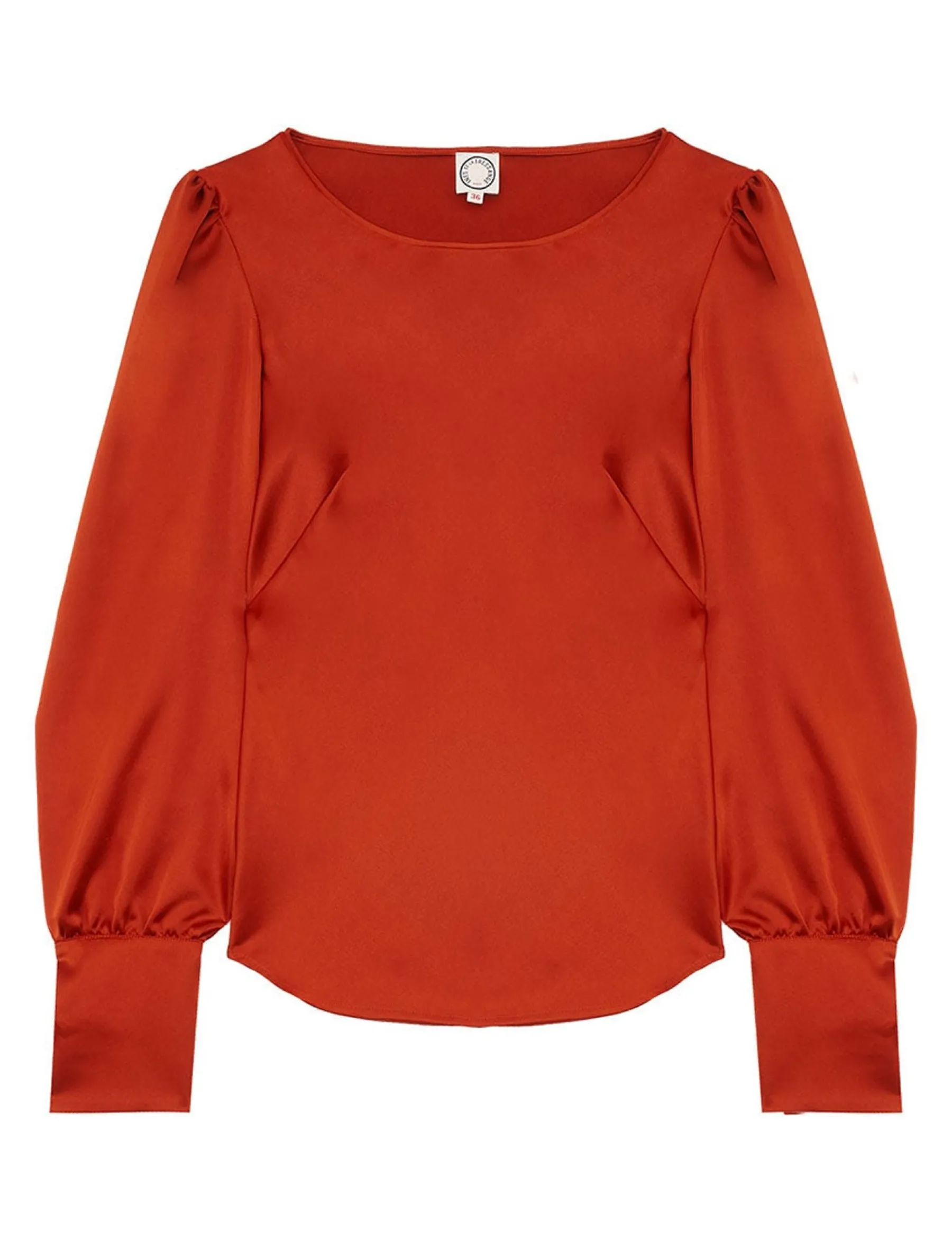 Flash Sale Ines de la Fressange Paris Burnt orange Theola top