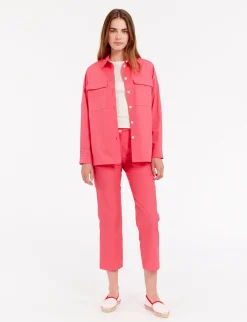 Cheap Ines de la Fressange Paris Chandler pink shirt