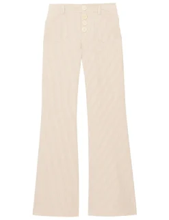 Outlet Ines de la Fressange Paris Charlotte striped trousers