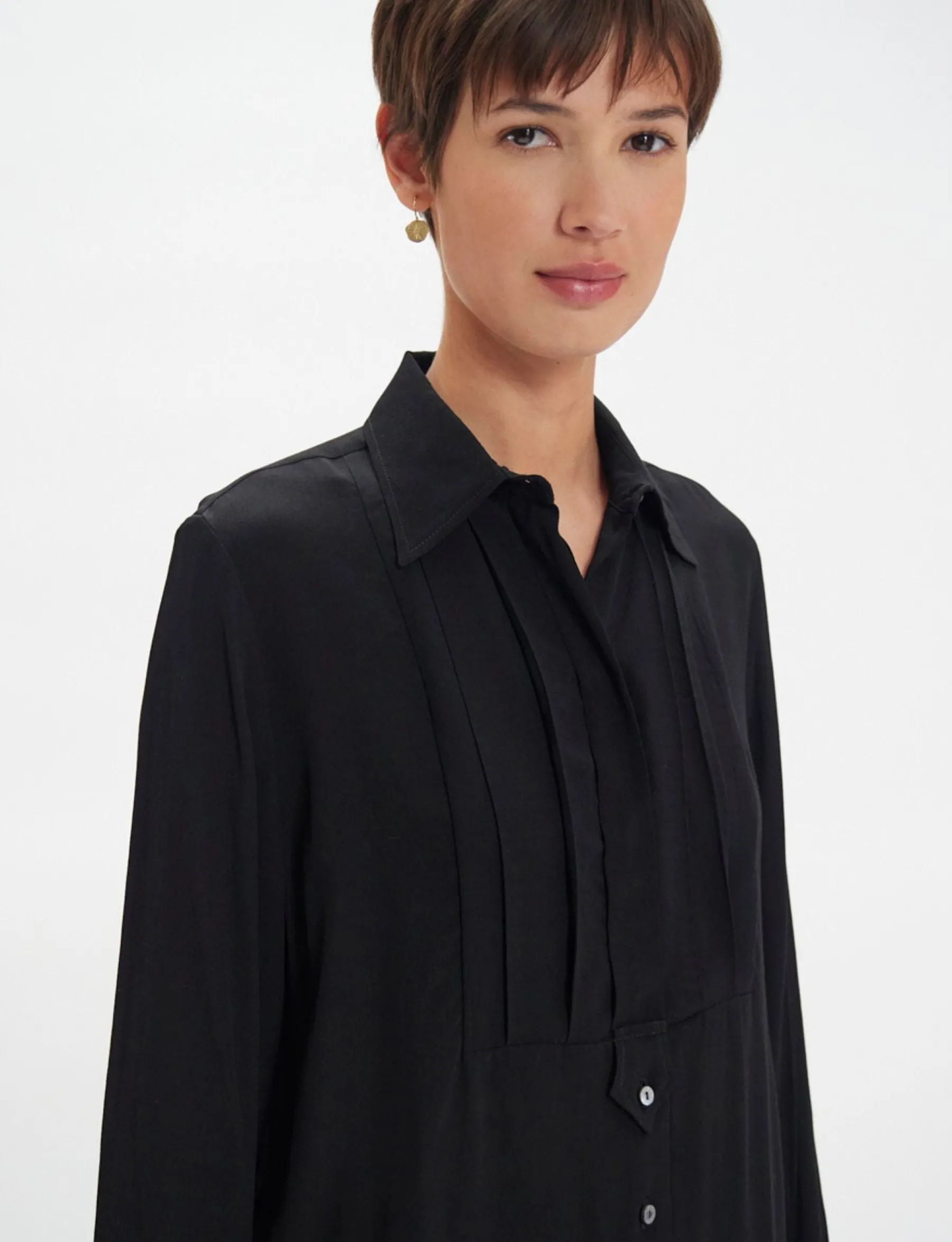 Clearance Ines de la Fressange Paris Clara black shirt