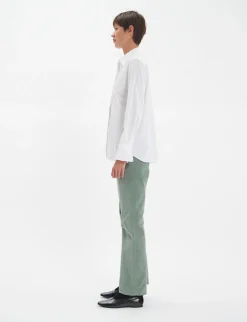 Discount Ines de la Fressange Paris Clara white cotton shirt