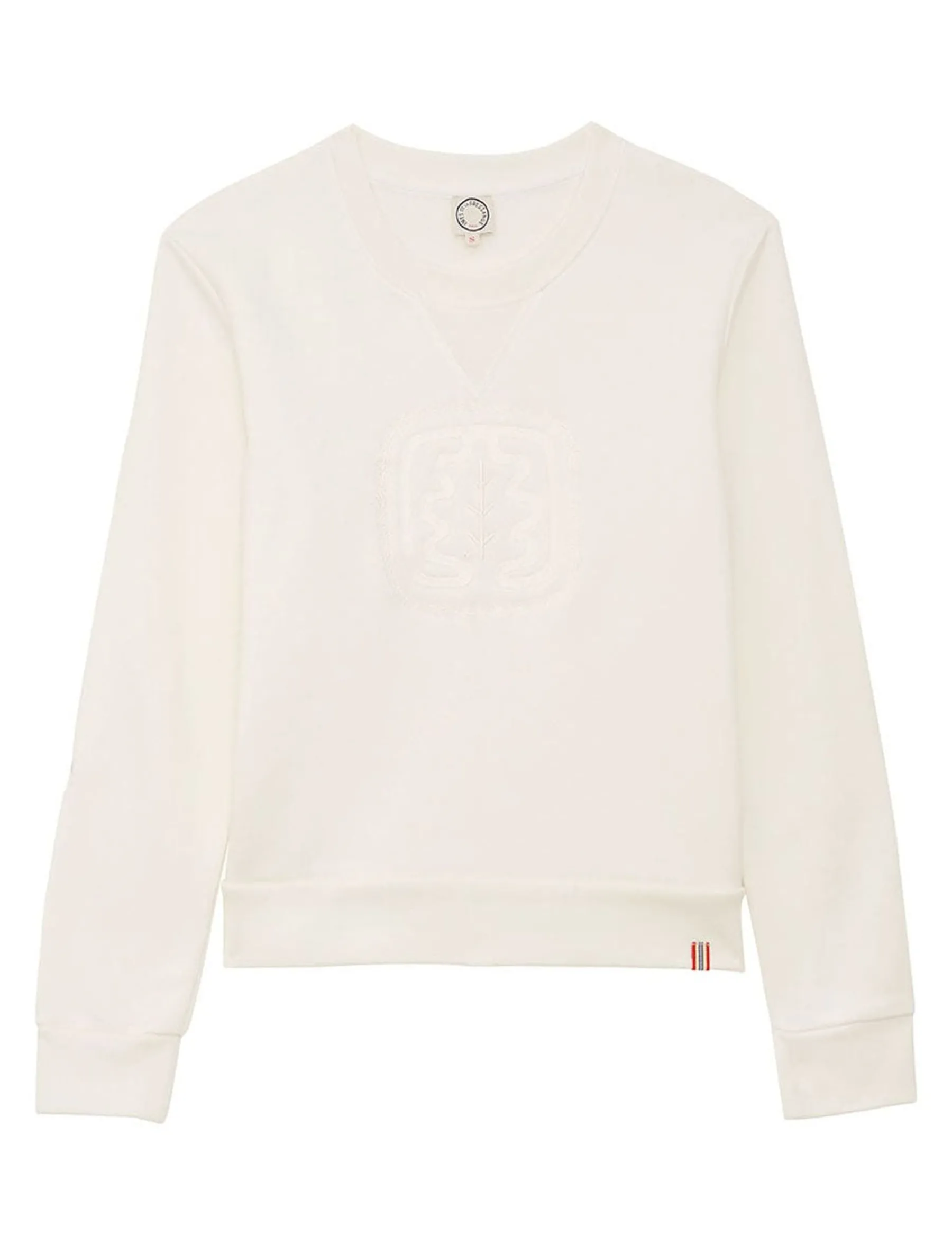 Shop Ines de la Fressange Paris Clémence ecru sweater